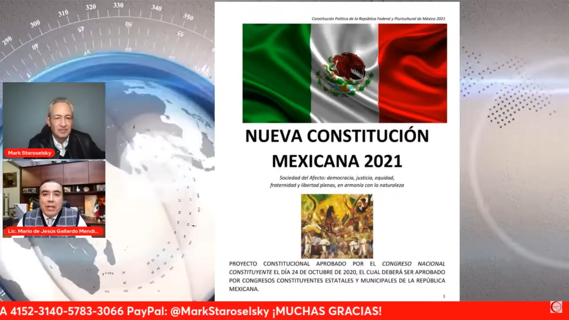 Mario Gallardo Mendiolea acusa con información falsa que Morena creó una "Nueva Constitución"