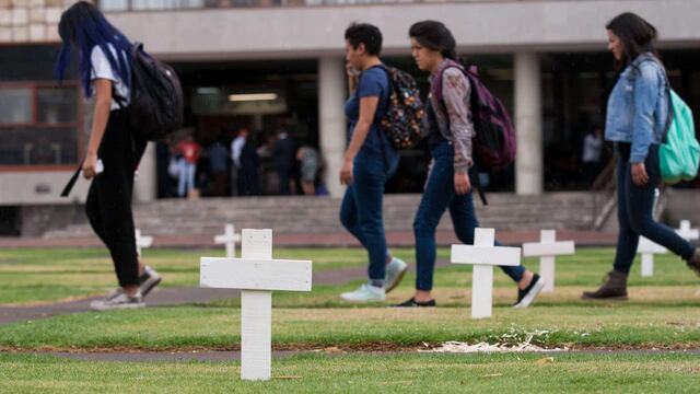 Protesta feminicidios Cuidad Universitaria