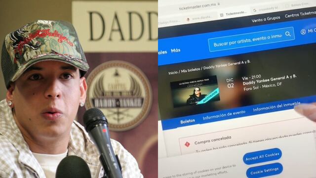 Ticketmaster cancela boletos concierto de Daddy Yankee
