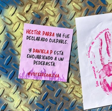 Alexa Hoffman acusa a Daniela Parra de encubrir a Héctor Parra