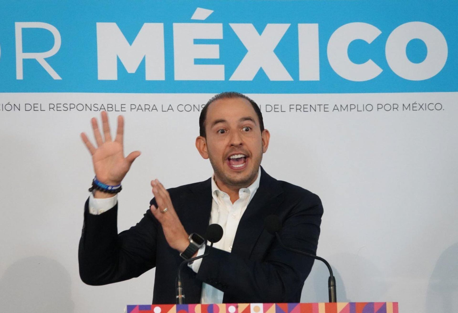 Marko Cortés, presidente nacional del PAN en contra de los libros de texto de la SEP