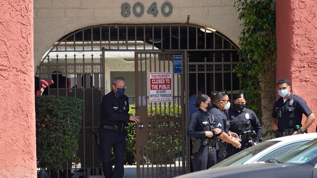 Lugar del crimen en California, Estados Unidos