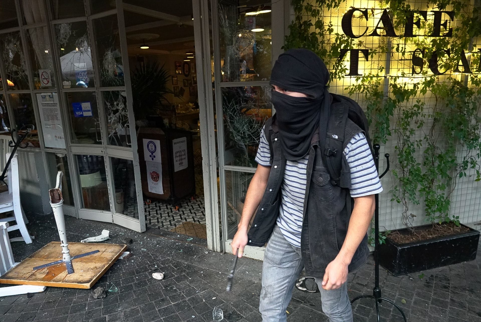 Protesta contra la gentrificación en CDMX