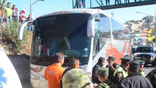 Asalto a autobús en Edomex. Rutan sin operación.