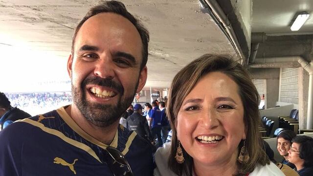 Arne aus den Ruthen acompañado por Xóchitl Gálvez