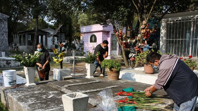 Panteón en México.