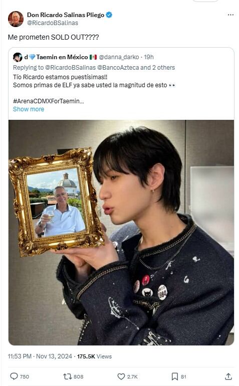 ¿Taemin en Arena CDMX? Fans del cantante de K-pop piden cambio de sede para su concierto