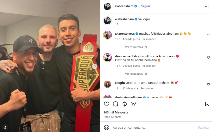 El Abrahaham en Instagram