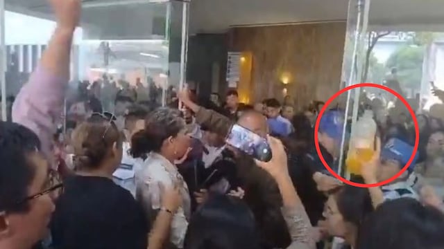 Enfrentamientos en el TSJ