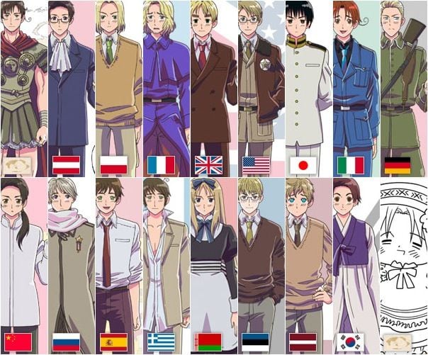 Anime Hetalia Axis