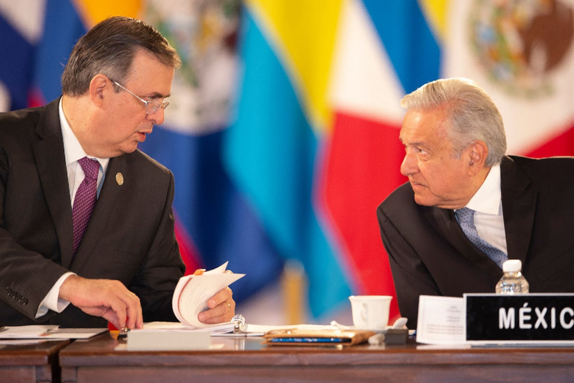 Marcelo Ebrard y AMLO