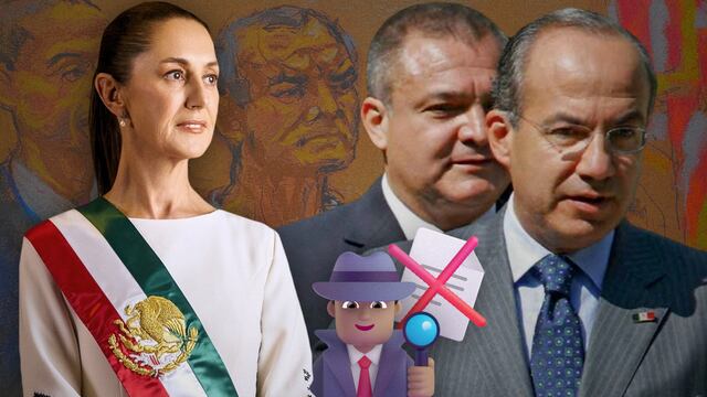 Claudia Sheinbaum contra Felipe Calderón y Genaro García Luna