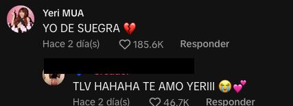Yeri Mua dice que sería como la suegra del TikTok viral.