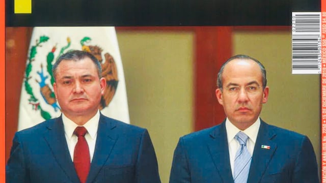 Portada Proceso: El acusado y El Sospechoso sobre Genaro García Luna y Felipe Calderón