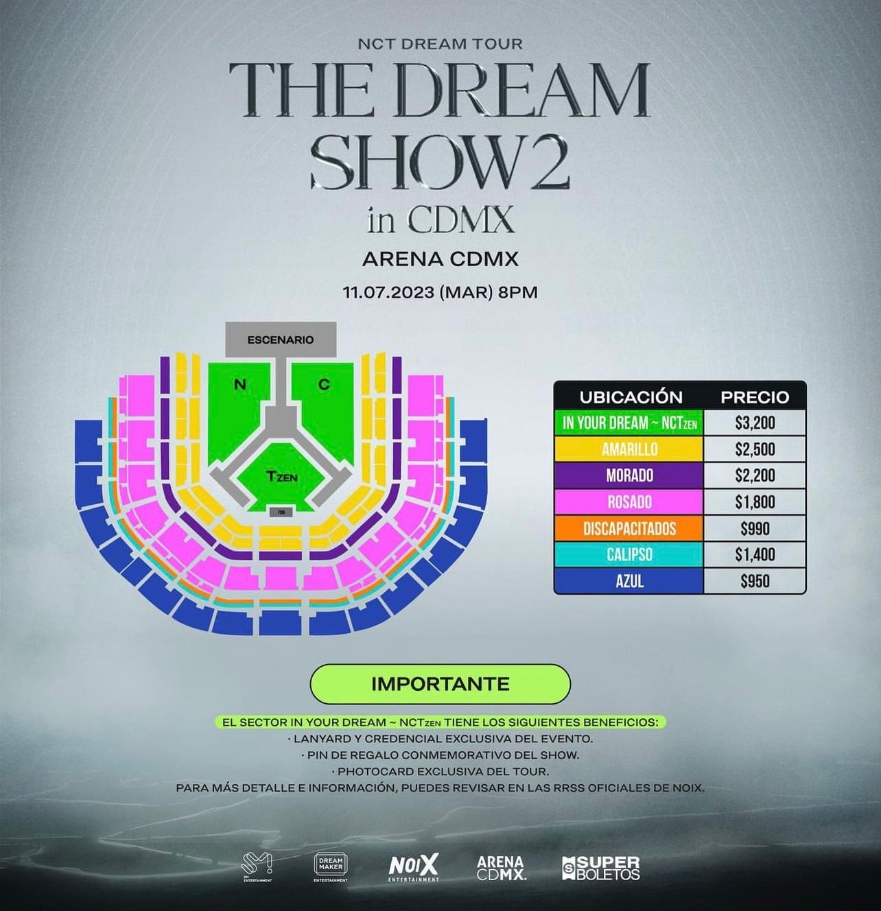 NCT Dream en Arena CDMX: Precio de boletos para su único concierto