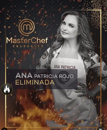 Ana Patricia Rojo fue la décimo segunda eliminada de MasterChef Celebrity 2023