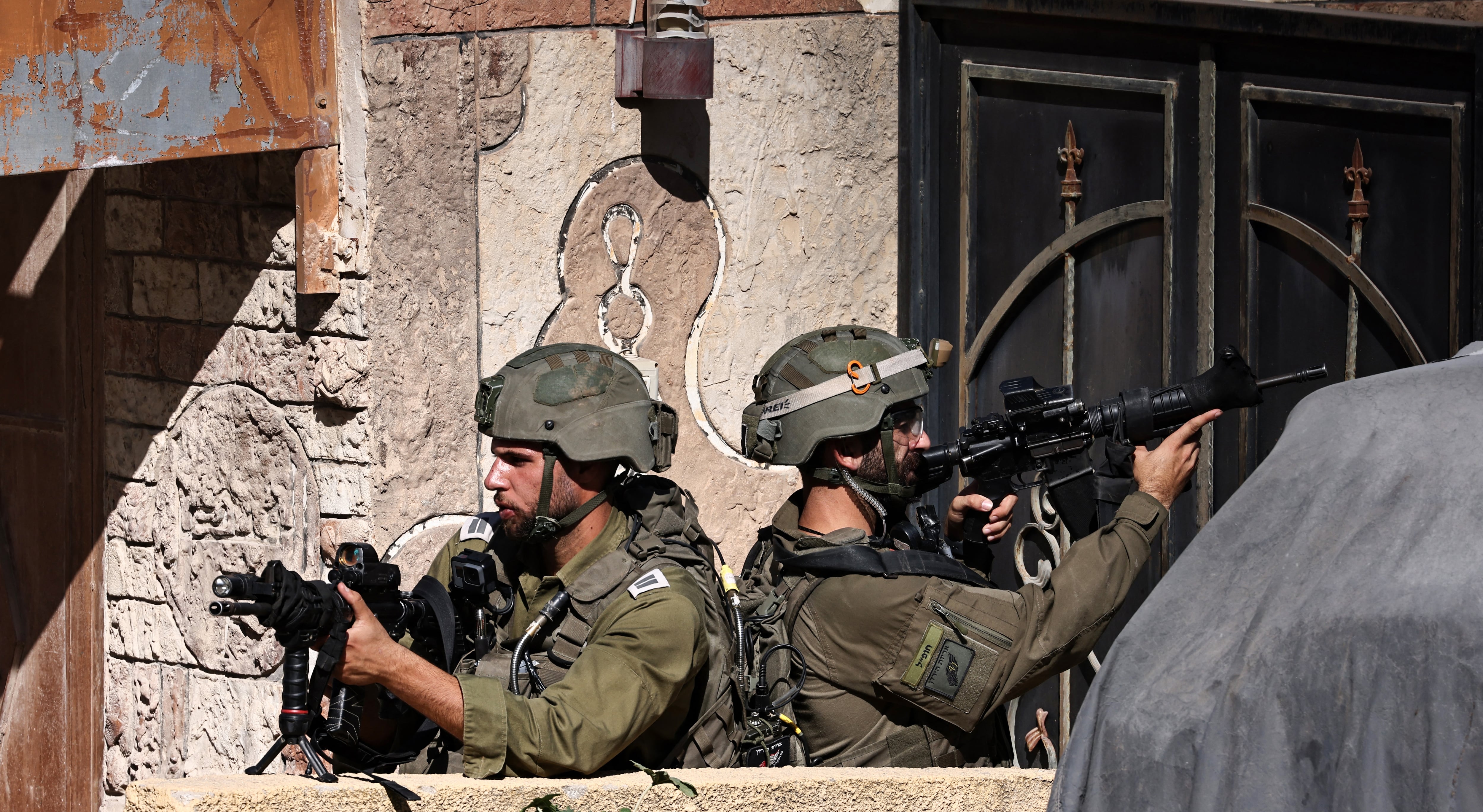 Soldados de Israel en Tubas