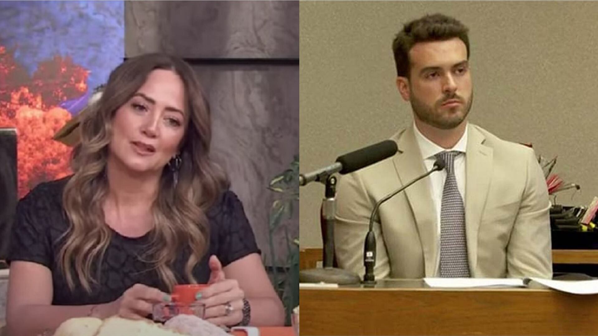 Andrea Legarreta y Pablo Lyle