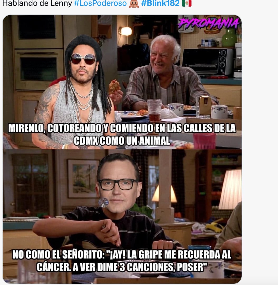 Memes de la cancelación de los conciertos de Blink 182