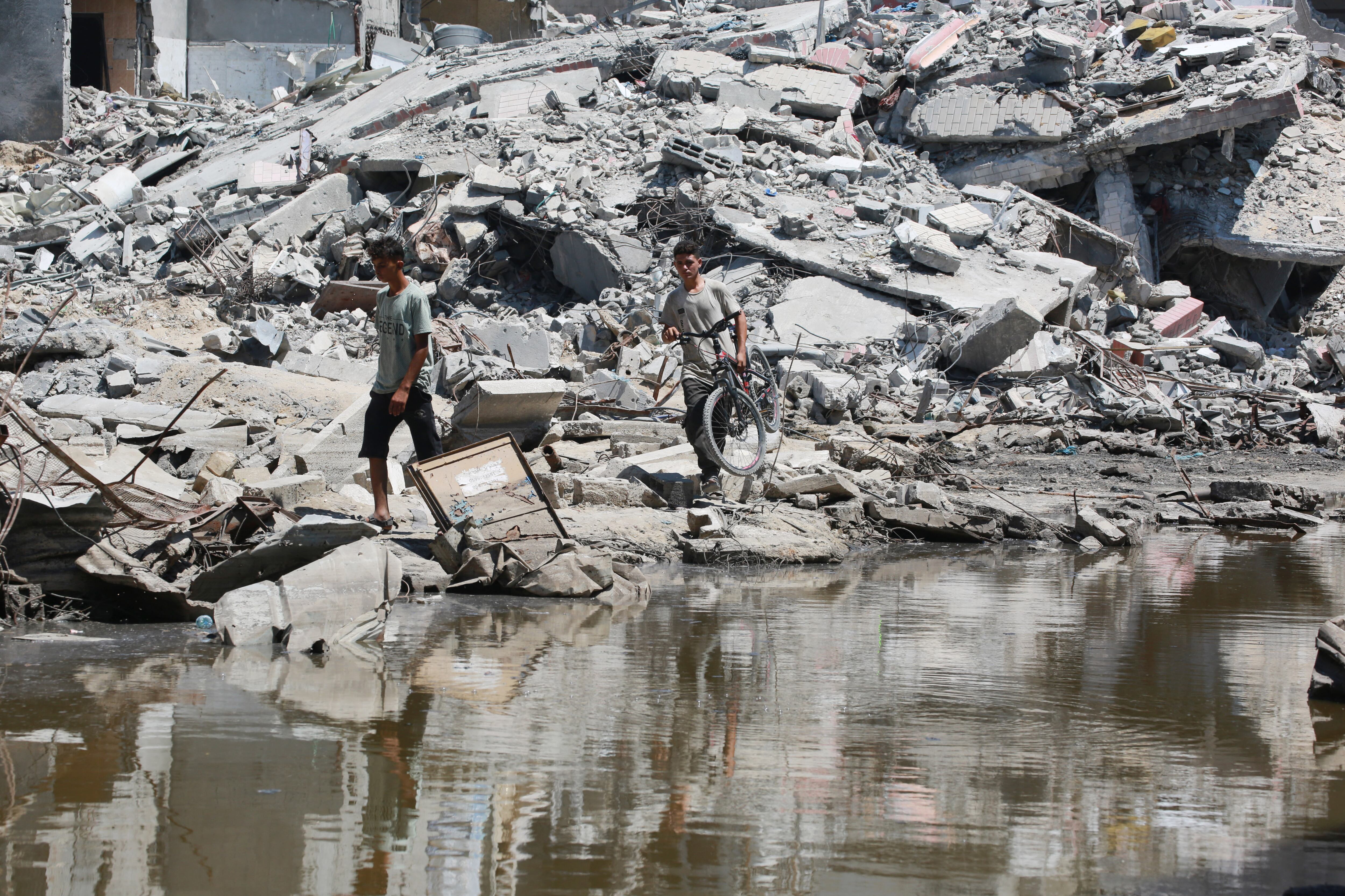 Bombardeos en la Franja de Gaza