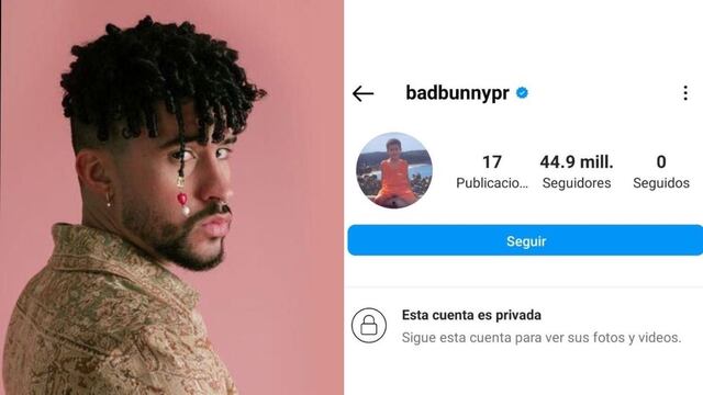 ¿Bad Bunny no soportó? Vuelve privada su cuenta