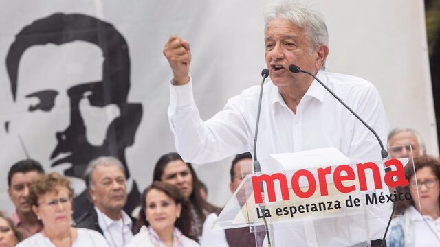 Andrés Manuel López Obrador, aspirante a la presidencia.