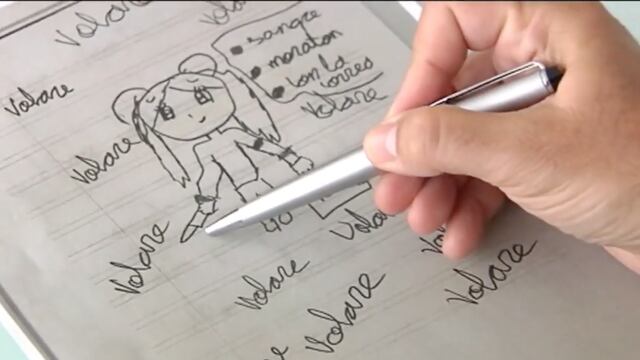 Dibujo niña violencia