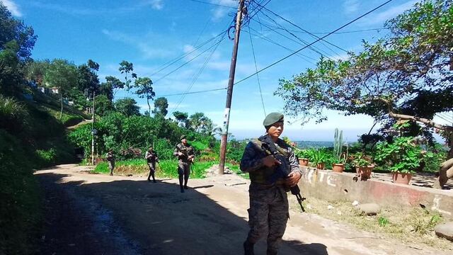 Despliegue del Ejército de Guatemala en frontera con Chiapas, México
