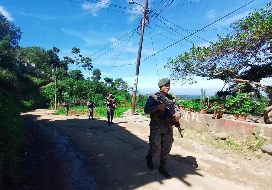 Despliegue del Ejército de Guatemala en frontera con Chiapas, México