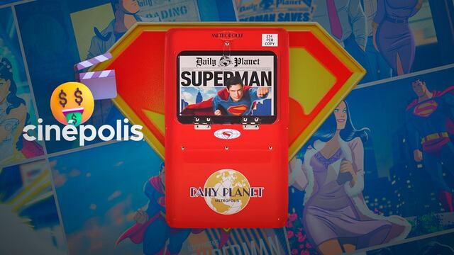 La palomera de Superman en Cinépolis: Precio del coleccionable inspirado en Daily Planet