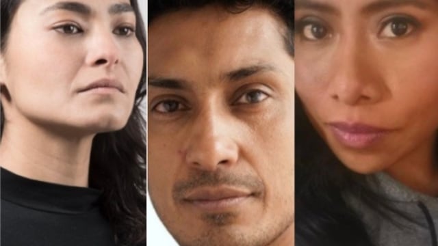 Mabel Cadena, Tenoch Huerta y Yalitza Aparicio