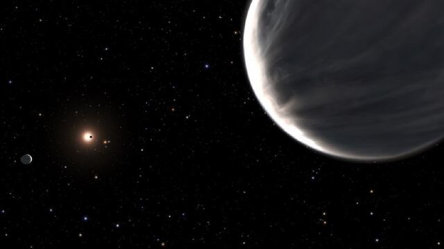 Representación de exoplanetas captados por el Telescopio Hubble