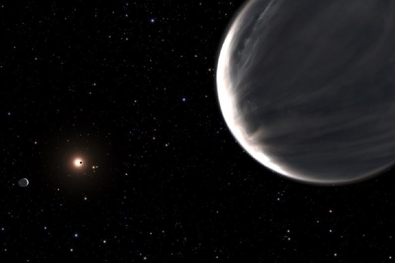 Representación de exoplanetas captados por el Telescopio Hubble