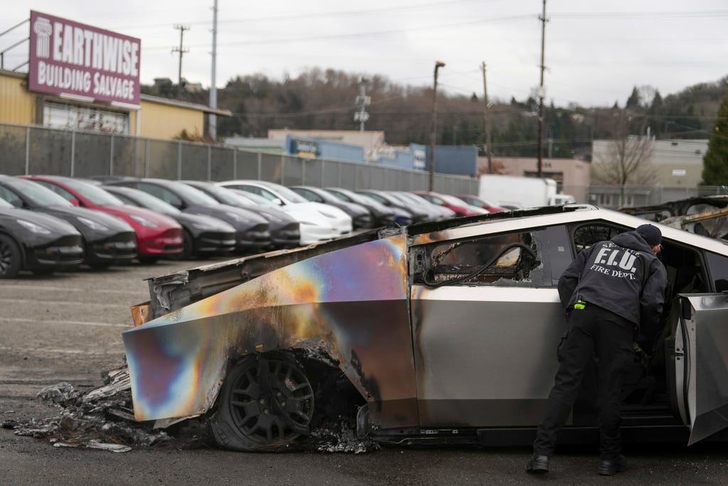 Cuatro Cybertruck se incendiaron en Estados Unidos
