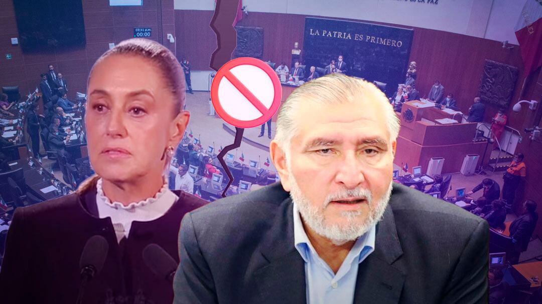 Adán Augusto López niega ruptura con Sheinbaum y aclara su cambio en el Senado