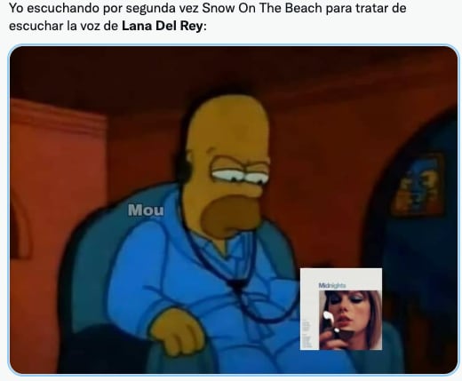 Memes de Lana del Rey y Taylor Swift