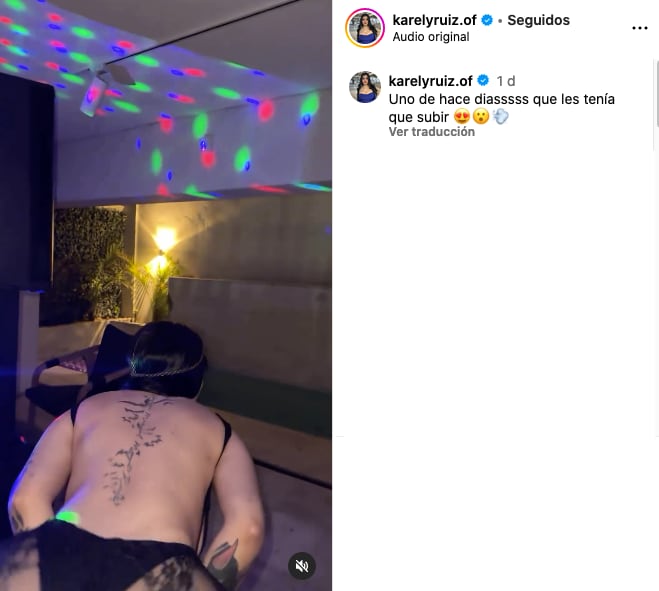 Karely Ruiz aclara que el video fue grabado antes de enfermarse.