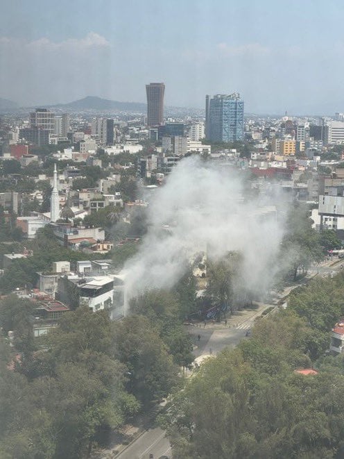 Video de la explosión de Pollos Río de colonia Condesa
