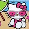 Dibujos de Hello Kitty de vacaciones para colorear: 9 plantillas de la gatita para imprimir