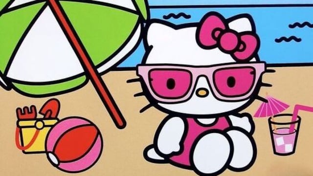 Hello Kitty de vacaciones