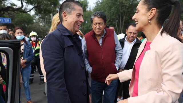 Giovani Gutiérrez y Claudia Sheinbaum