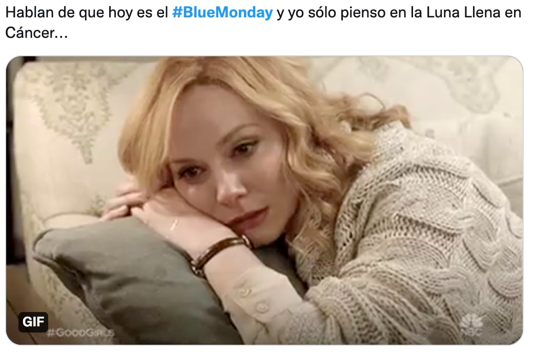 Memes sobre el 'Blue Monday'