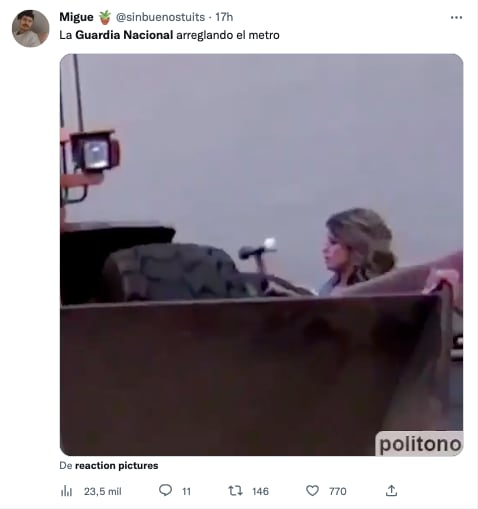 Memes de la Guardia Nacional en el Metro de la CDMX