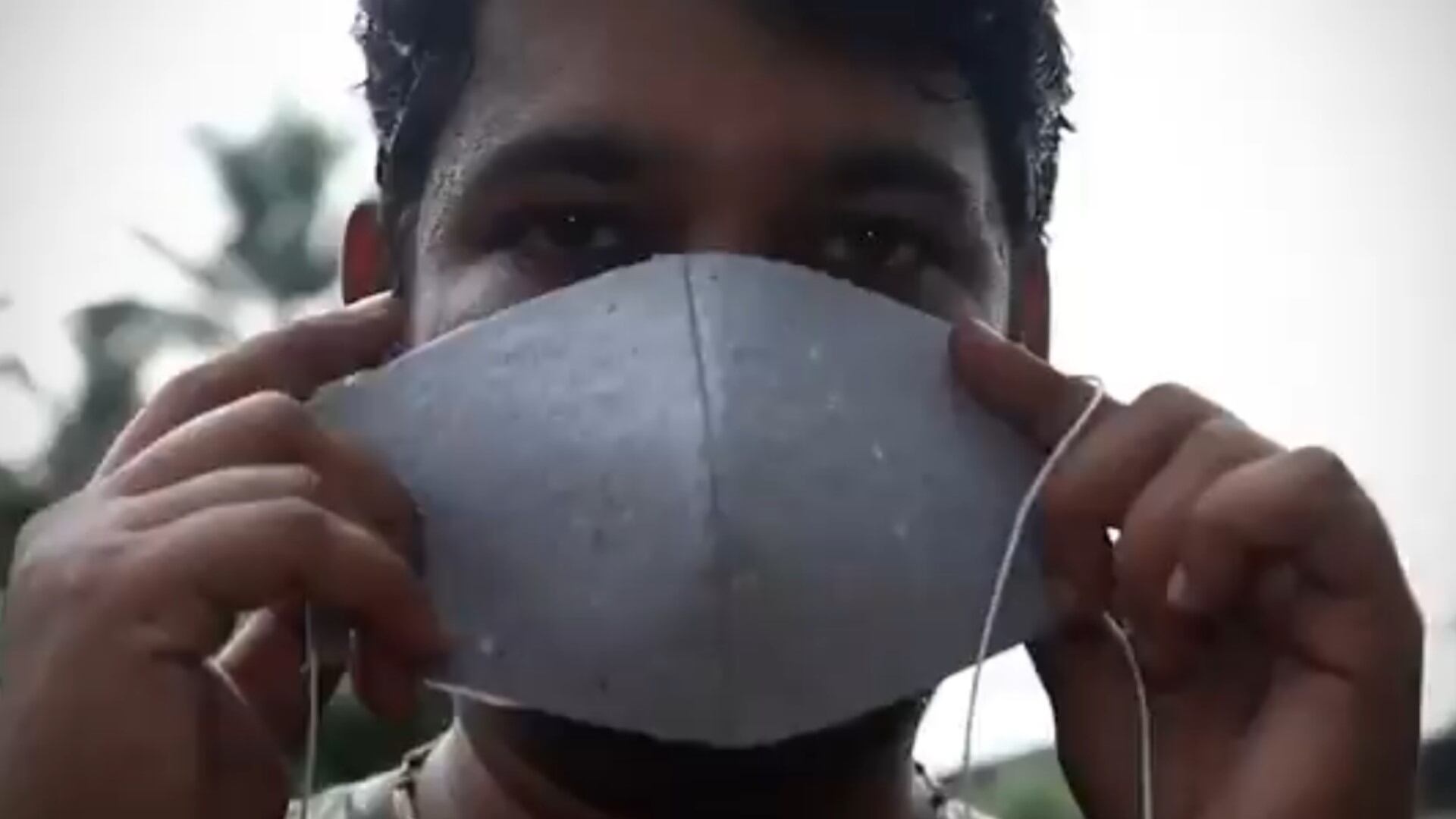 Cubrebocas ecológico