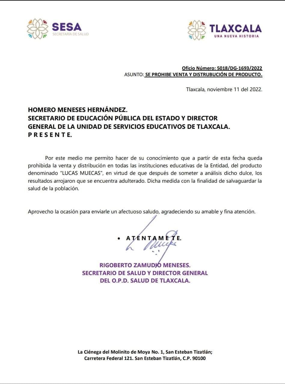 SESA Tlaxcala comunicado