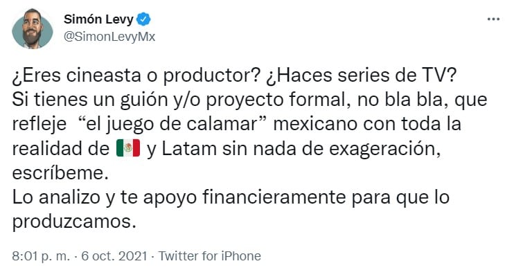 Convocatoria para 'El Juego del Calamar' a la mexicana