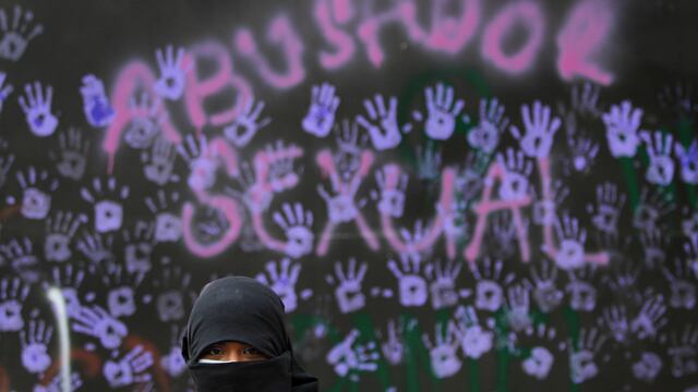 Protesta contra la violencia sexual