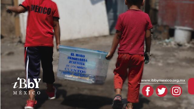 Biblioteca para niños migrantes.