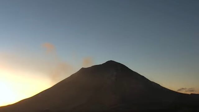 Volcán Popocatépetl el 30 de enero