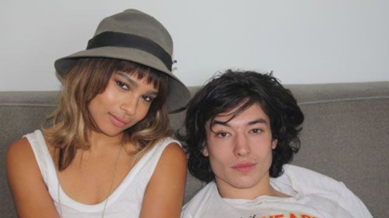Zöe Kravitz y Ezra Miller